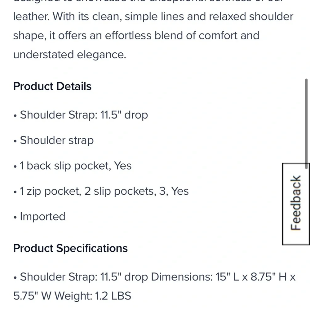 American Leather Co. Adina Hobo - Picture 12 of 12